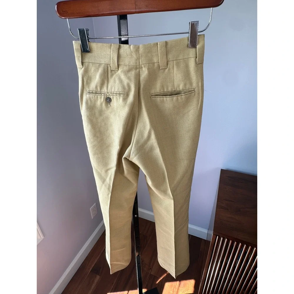 Levi's Vintage 60s Boys'‎ Sta-Prest Slacks Tan Khaki Pants Size 8 Slim Fit